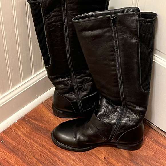 Black David Tate Tall Boots - Picture 1 of 5